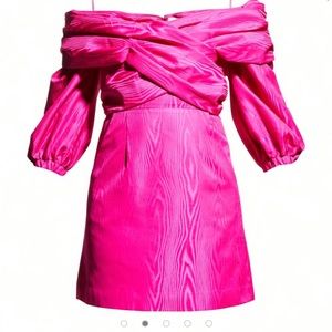Hot pink formal dress